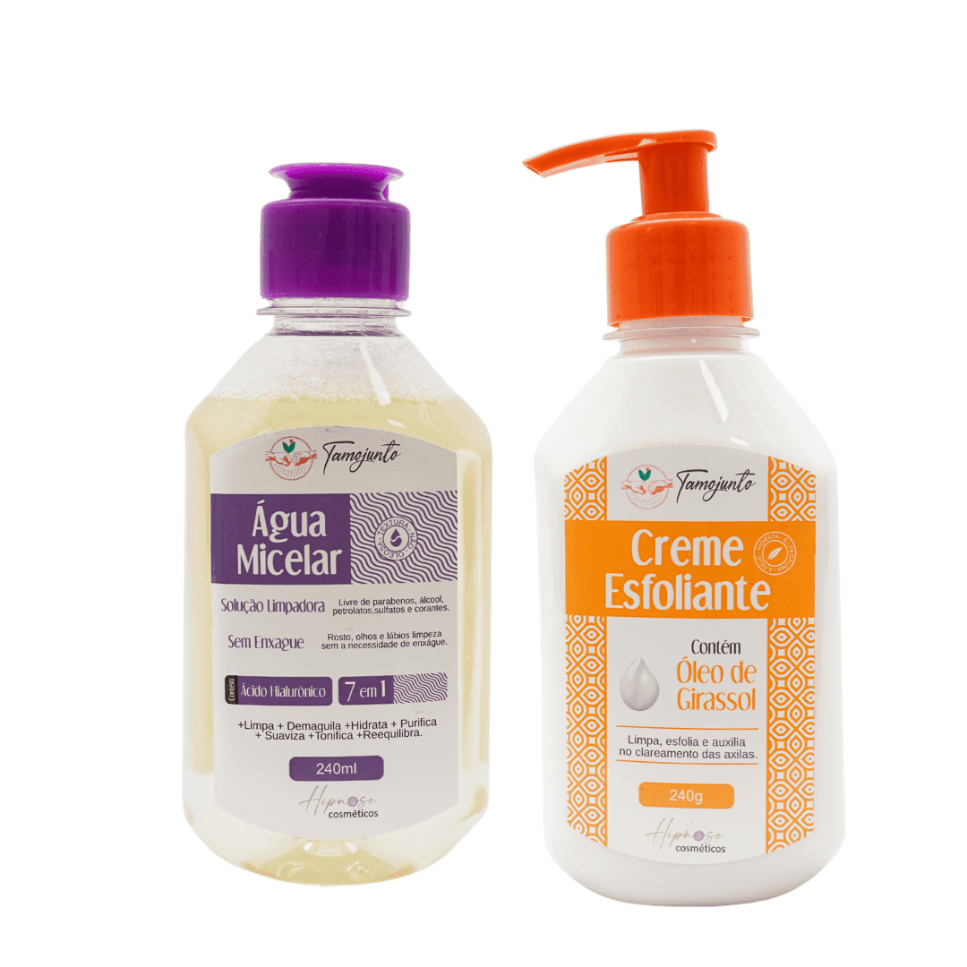 AGUA E ESFOLIANTE